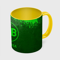 Кружка 3D Borussia - green gradient, цвет: 3D-белый + желтый