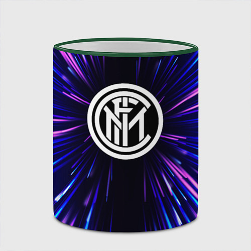 Кружка цветная Inter neon energy / 3D-Зеленый кант – фото 2