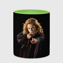 Кружка 3D Hermione Jean Granger, цвет: 3D-белый + светло-зеленый — фото 2