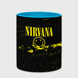 Кружка 3D Нирвана шум, цвет: 3D-белый + небесно-голубой — фото 2
