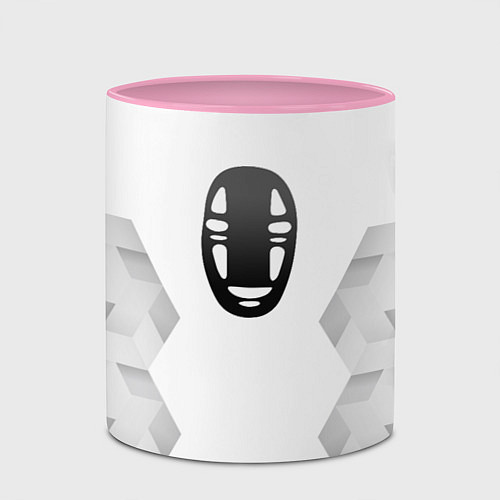 Кружка цветная Spirited Away white poly / 3D-Белый + розовый – фото 2