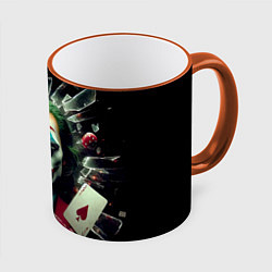 Кружка цветная Джокер - разбитое стекло