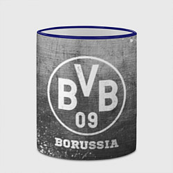 Кружка 3D Borussia - grey gradient, цвет: 3D-синий кант — фото 2