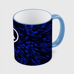 Кружка 3D Linkin Park blue energy, цвет: 3D-небесно-голубой кант