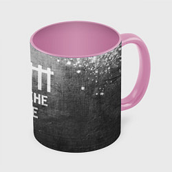 Кружка 3D Depeche Mode - grey gradient, цвет: 3D-белый + розовый
