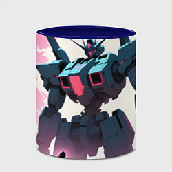 Кружка 3D Аниме и роботы, цвет: 3D-белый + синий — фото 2