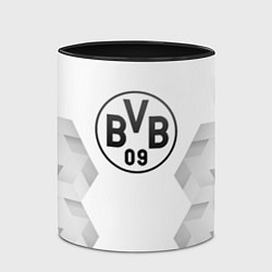 Кружка 3D Borussia white poly, цвет: 3D-белый + черный — фото 2