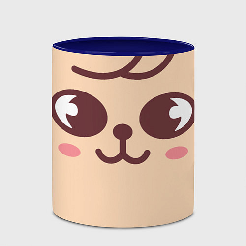 Кружка цветная PuppyM skzoo / 3D-Белый + синий – фото 2