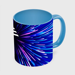 Кружка 3D Imagine Dragons neon energy, цвет: 3D-белый + небесно-голубой