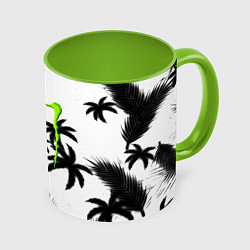 Кружка цветная Monster energy пальмы