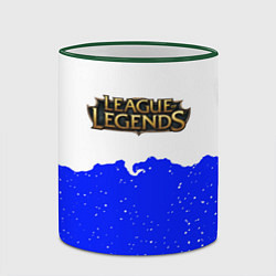 Кружка 3D League of Legends ночь, цвет: 3D-зеленый кант — фото 2