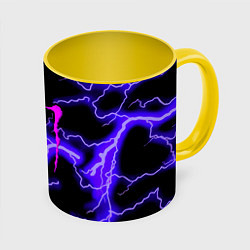 Кружка цветная Monster energy неоновый шторм