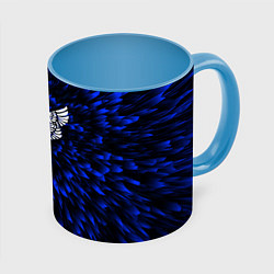 Кружка 3D Placebo blue energy, цвет: 3D-белый + небесно-голубой