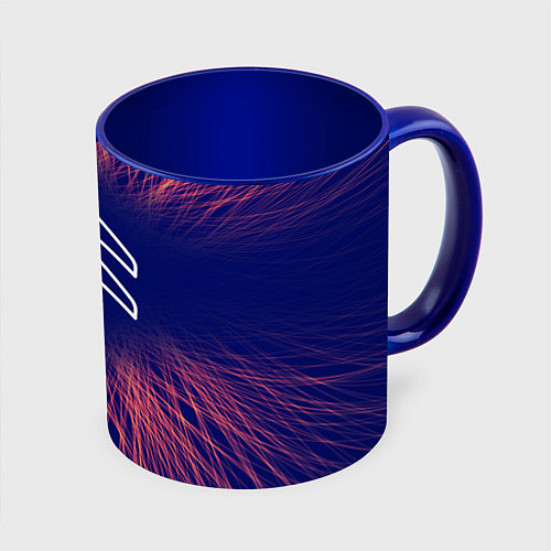 Кружка цветная Citroen red energy / 3D-Белый + синий – фото 1