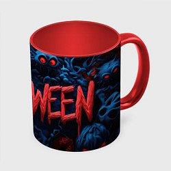 Кружка 3D The helloween holiday, цвет: 3D-белый + красный
