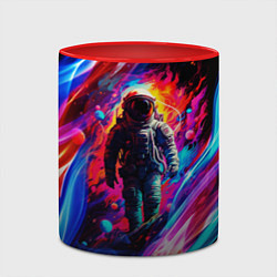 Кружка 3D Космос пламенный, цвет: 3D-белый + красный — фото 2