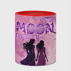 Кружка 3D Great moon mystery, цвет: 3D-белый + красный — фото 2