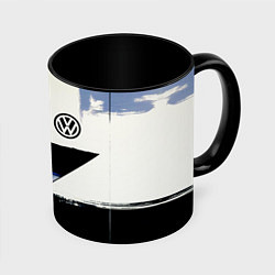 Кружка цветная Volkswagen логотип