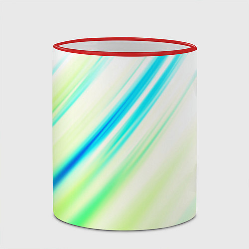 Кружка цветная Multicolored / 3D-Красный кант – фото 2