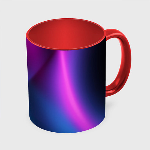 Кружка цветная Multicoloured / 3D-Белый + красный – фото 1