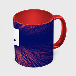 Кружка цветная Rust red energy