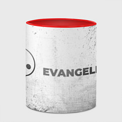 Кружка 3D Evangelion - white gradient по-горизонтали, цвет: 3D-белый + красный — фото 2
