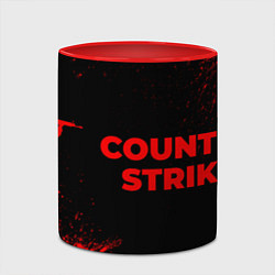 Кружка 3D Counter Strike - red gradient по-горизонтали, цвет: 3D-белый + красный — фото 2