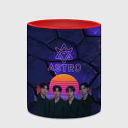 Кружка 3D Astro retro style, цвет: 3D-белый + красный — фото 2
