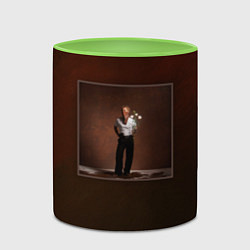 Кружка 3D Фараон 10 13 альбом, цвет: 3D-белый + светло-зеленый — фото 2