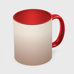 Кружка цветная Градиент песочный