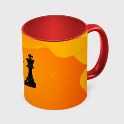 Кружка 3D Саша молчит план в действии, цвет: 3D-белый + красный