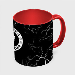 Кружка 3D Chelsea storm, цвет: 3D-белый + красный