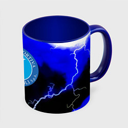 Кружка цветная Наполи шторм