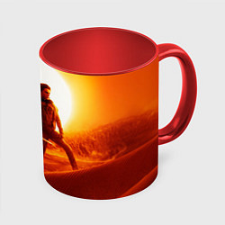 Кружка 3D Пол Атрейдес и Чани Dune part two, цвет: 3D-белый + красный