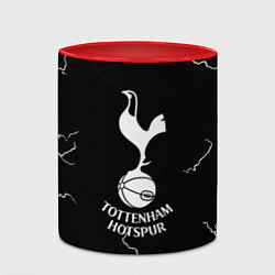 Кружка 3D Тоттенхэм Хотспур молнии, цвет: 3D-белый + красный — фото 2
