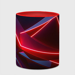 Кружка 3D Neon laser red, цвет: 3D-белый + красный — фото 2
