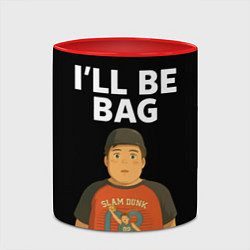 Кружка 3D Ill be bag мем, цвет: 3D-белый + красный — фото 2