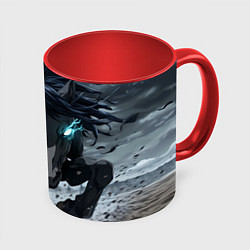 Кружка цветная Мощный конь