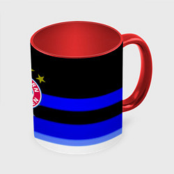 Кружка цветная Бавария Мюнхен полосы спорт