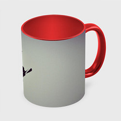 Кружка цветная Атакующий ястреб