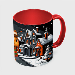 Кружка цветная Новогодняя лошадка 2026 год