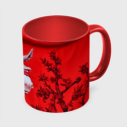 Кружка цветная Конь панк