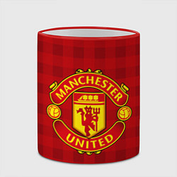 Кружка 3D Manchester United, цвет: 3D-красный кант — фото 2