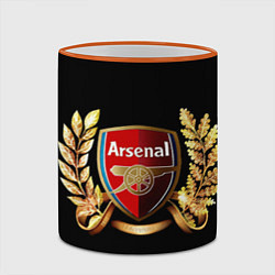 Кружка 3D Arsenal, цвет: 3D-оранжевый кант — фото 2