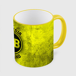 Кружка 3D Borussia Dortmund, цвет: 3D-желтый кант