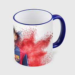 Кружка 3D Neymar FCB, цвет: 3D-синий кант