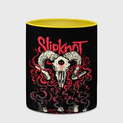 Кружка 3D Slipknot, цвет: 3D-белый + желтый — фото 2