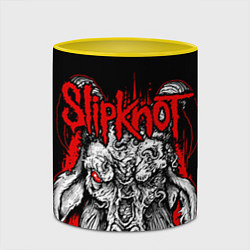 Кружка 3D Slipknot, цвет: 3D-белый + желтый — фото 2