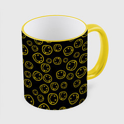 Кружка 3D Nirvana Pattern, цвет: 3D-желтый кант