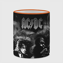 Кружка 3D AC/DC, цвет: 3D-оранжевый кант — фото 2